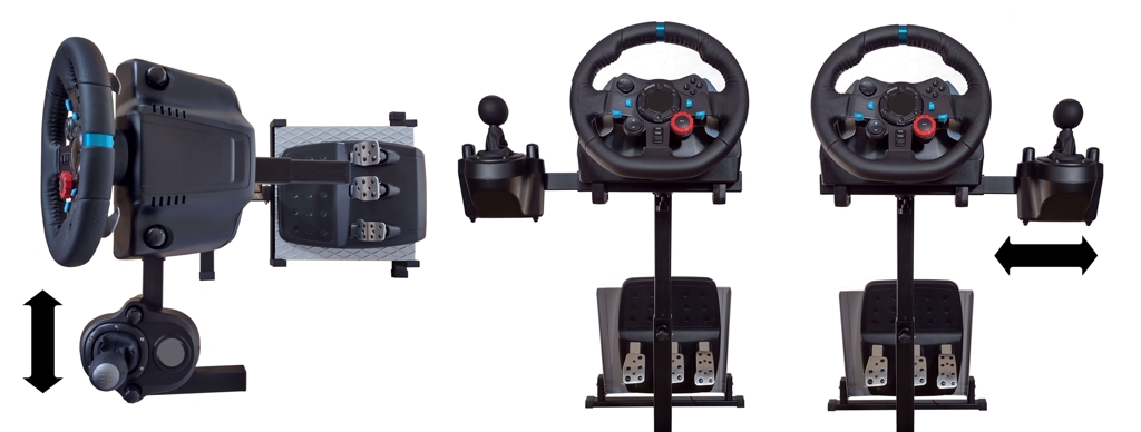 soporte volante Speedblack Pro regulaciones cambio de marchas